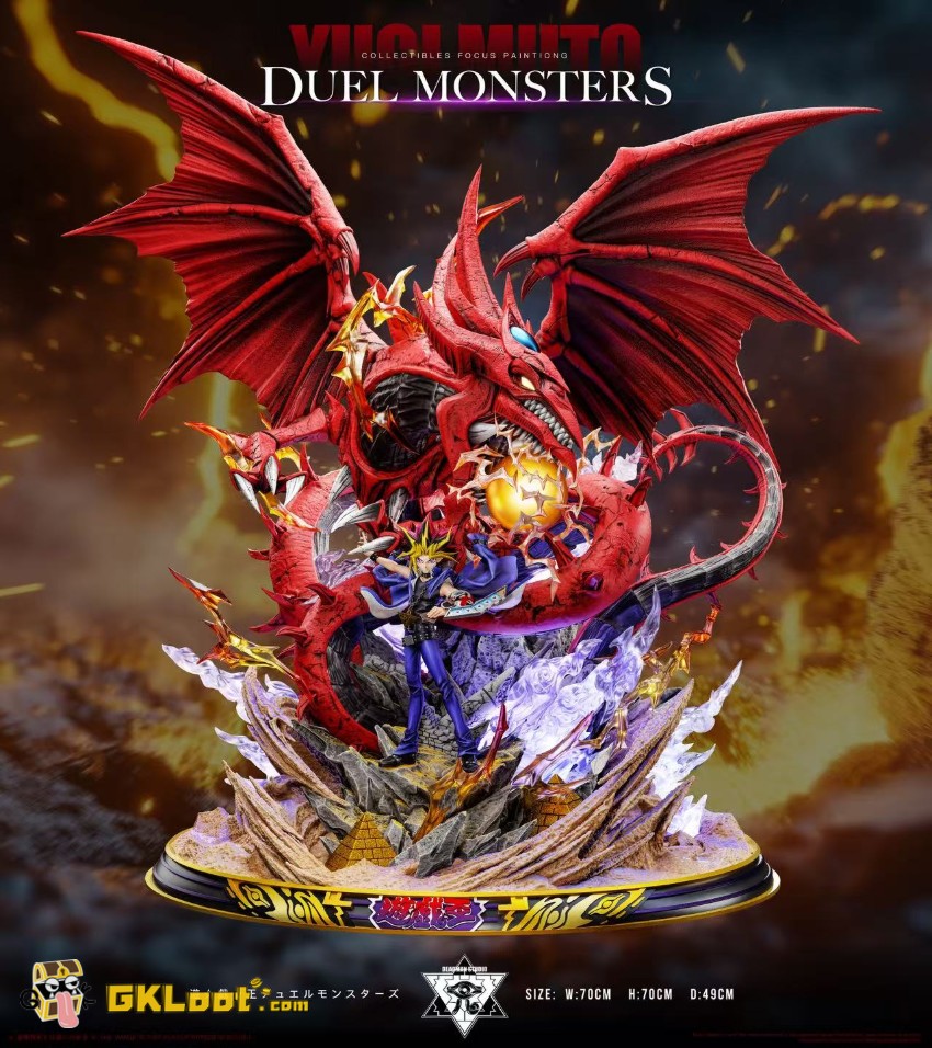 Deadman Studio Yu-Gi-Oh! Slifer the Sky Dragon Statue w/ LED - View 13 Deadman Studio Yu-Gi-Oh! Slifer the Sky Dragon Statue w/ LED - View 13