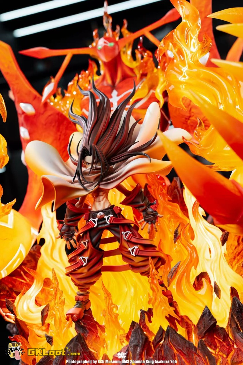 Dreammaker Studio Shaman King Hao Asakura Statue w/ LED - View 7 Dreammaker Studio Shaman King Hao Asakura Statue w/ LED - View 7