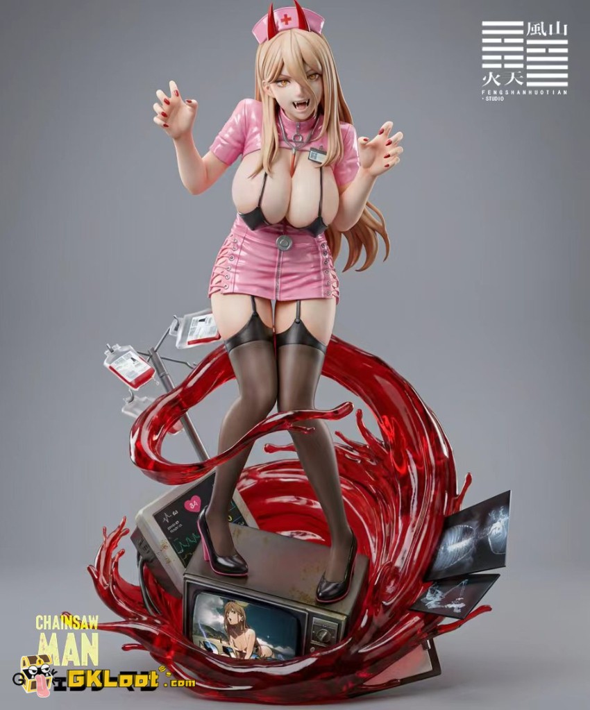 Feng Shan Huo Tian Studio 1/4 Chainsaw Man Power Statue - View 3 Feng Shan Huo Tian Studio 1/4 Chainsaw Man Power Statue - View 3
