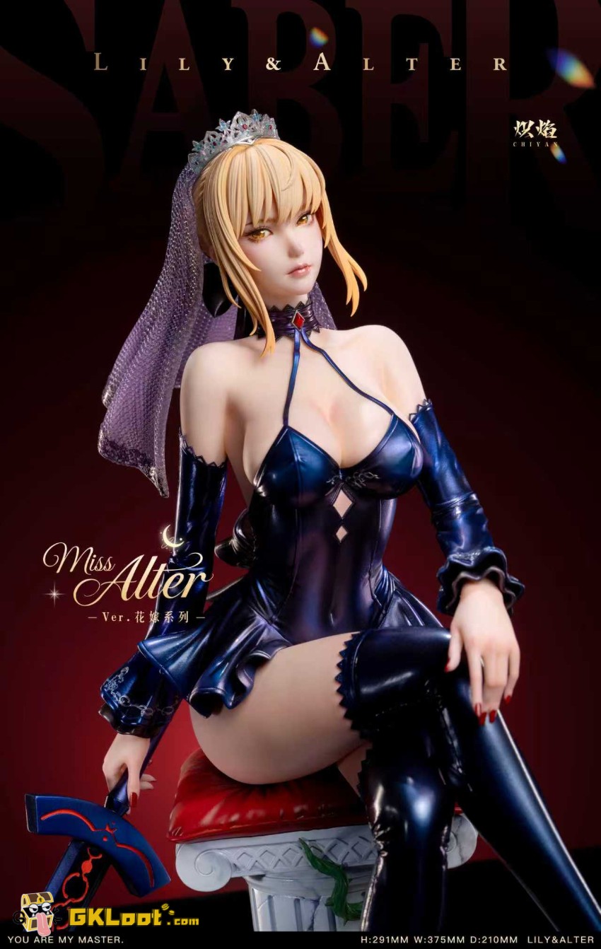 ChiYan Studio 1/4 Fate/Stay Night Saber Artoria Pendragon Statue - View 13 ChiYan Studio 1/4 Fate/Stay Night Saber Artoria Pendragon Statue - View 13