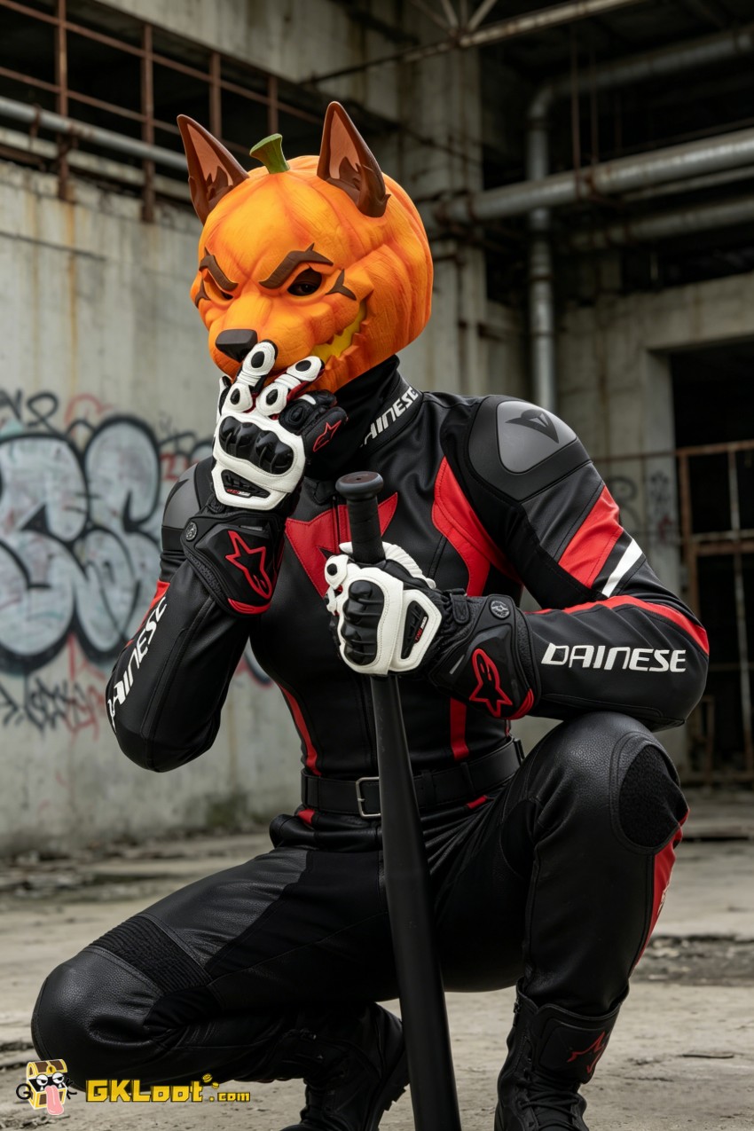 Shibadon Studio Original Pumpkin Head Mask w/ LED - View 10 Shibadon Studio Original Pumpkin Head Mask w/ LED - View 10