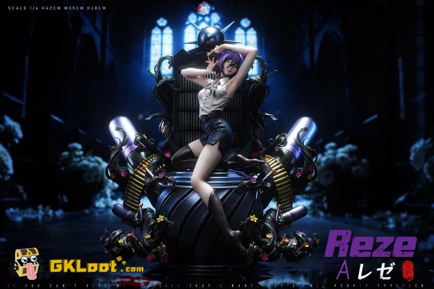 TY Studio 1/4 Chainsaw Man Reze Statue - View 3 TY Studio 1/4 Chainsaw Man Reze Statue - View 3