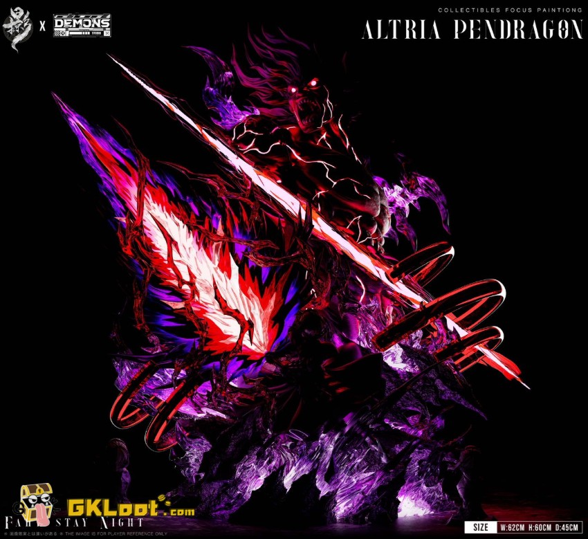 Lue Ying & Demons Studio 1/6 Fate/Stay Night Saber Artoria Pendragon Statue w/ LED - View 3 Lue Ying & Demons Studio 1/6 Fate/Stay Night Saber Artoria Pendragon Statue w/ LED - View 3