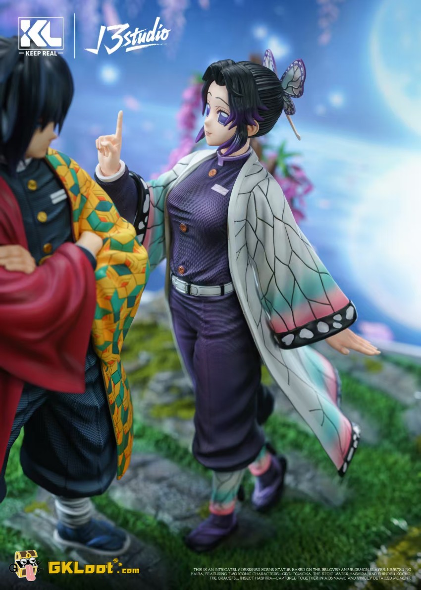 Keep Real & Root 3 Studio Demon Slayer Tomioka Goyu & Kocho Shinobu Statue - View 12 Keep Real & Root 3 Studio Demon Slayer Tomioka Goyu & Kocho Shinobu Statue - View 12