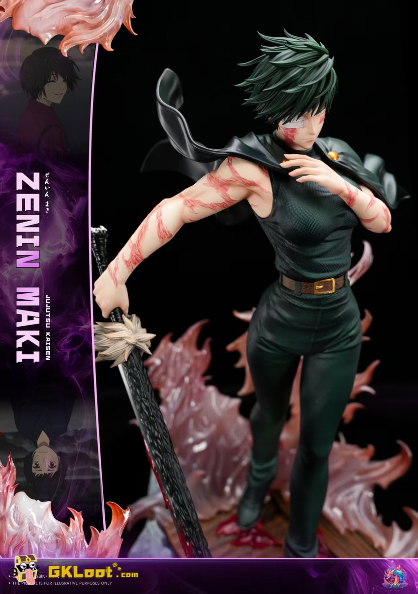 YQY Studio Jujutsu Kaisen Maki Zenin Statue - View 5 YQY Studio Jujutsu Kaisen Maki Zenin Statue - View 5