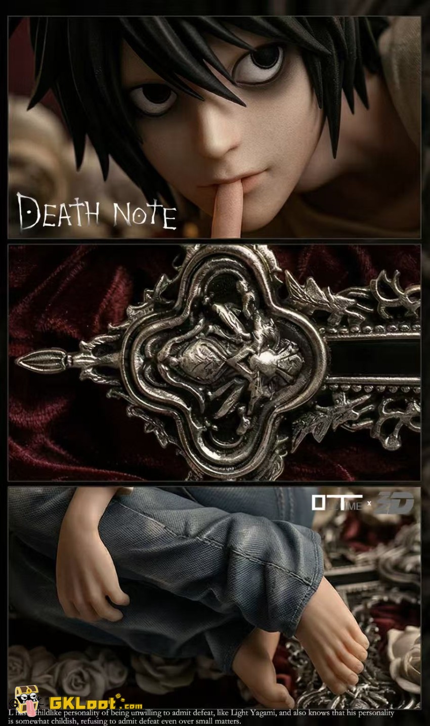 Old Time & ZZDD Studio 1/6 Death Note L Lawliet Statue - View 5 Old Time & ZZDD Studio 1/6 Death Note L Lawliet Statue - View 5