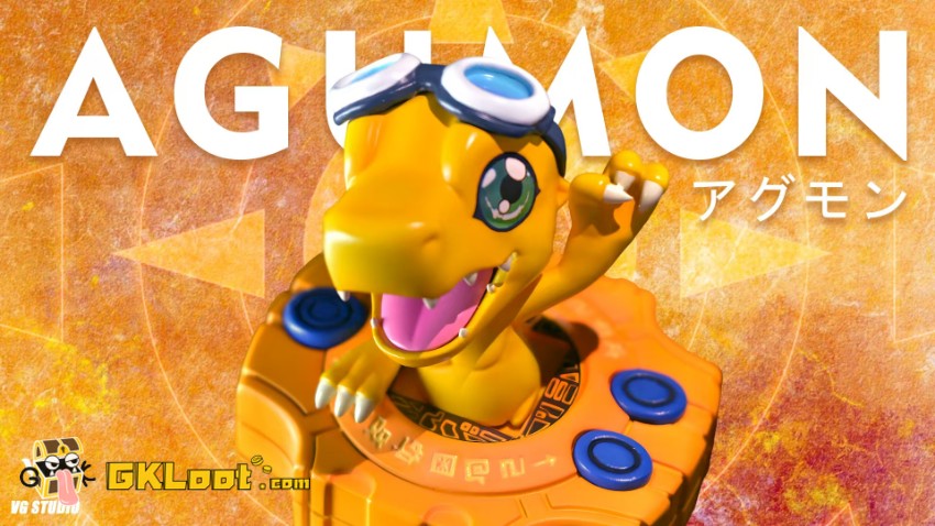 VG Studio Digimon Agumon Statue - View 2 VG Studio Digimon Agumon Statue - View 2