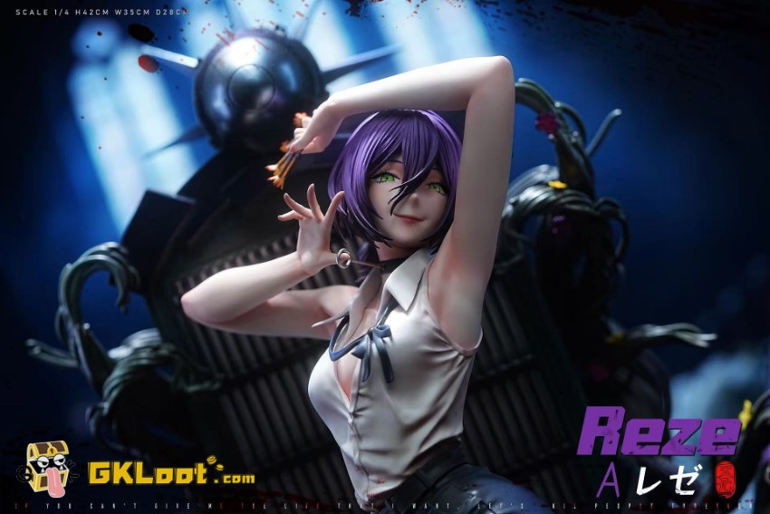 TY Studio 1/4 Chainsaw Man Reze Statue - View 4 TY Studio 1/4 Chainsaw Man Reze Statue - View 4