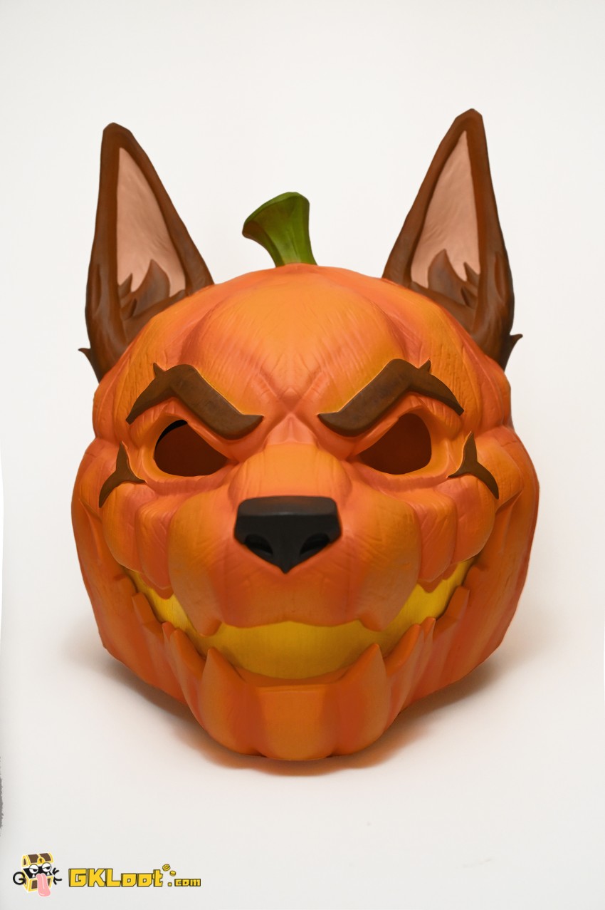 Shibadon Studio Original Pumpkin Head Mask w/ LED - View 3 Shibadon Studio Original Pumpkin Head Mask w/ LED - View 3