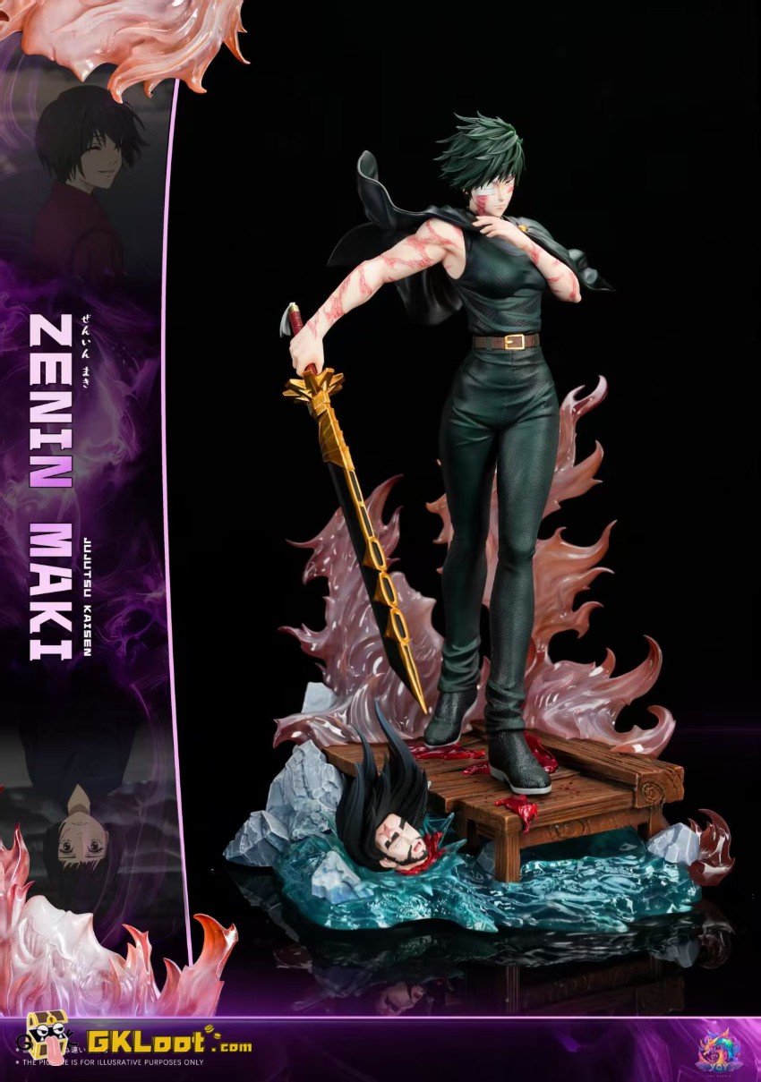 YQY Studio Jujutsu Kaisen Maki Zenin Statue - View 2 YQY Studio Jujutsu Kaisen Maki Zenin Statue - View 2
