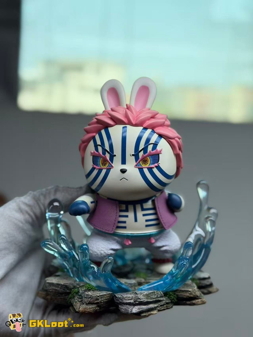 Qi Xiang Studio Chiikawa Usagi Cosplay Akaza Statue - View 1 Qi Xiang Studio Chiikawa Usagi Cosplay Akaza Statue - View 1