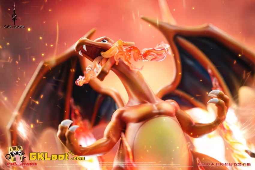 Odin Studio Pokémon Charizard Statue w/ LED - View 4 Odin Studio Pokémon Charizard Statue w/ LED - View 4