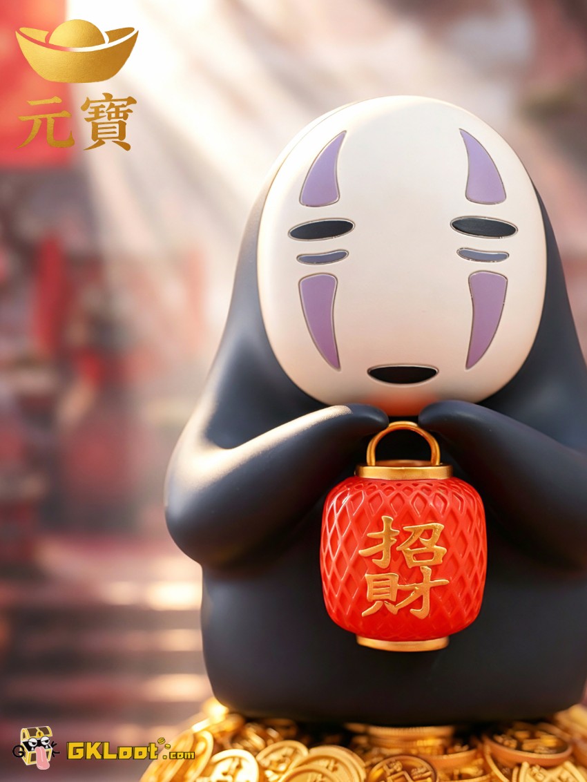 Yuan Bao Studio Spirited Away No Face Man Statue - View 3 Yuan Bao Studio Spirited Away No Face Man Statue - View 3