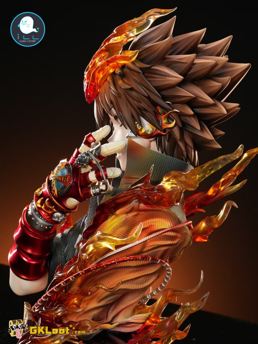 ILLegal Factory Studio 1/6 Katekyo Hitman Reborn Tsunayoshi Sawada Statue w/ LED - View 6 ILLegal Factory Studio 1/6 Katekyo Hitman Reborn Tsunayoshi Sawada Statue w/ LED - View 6