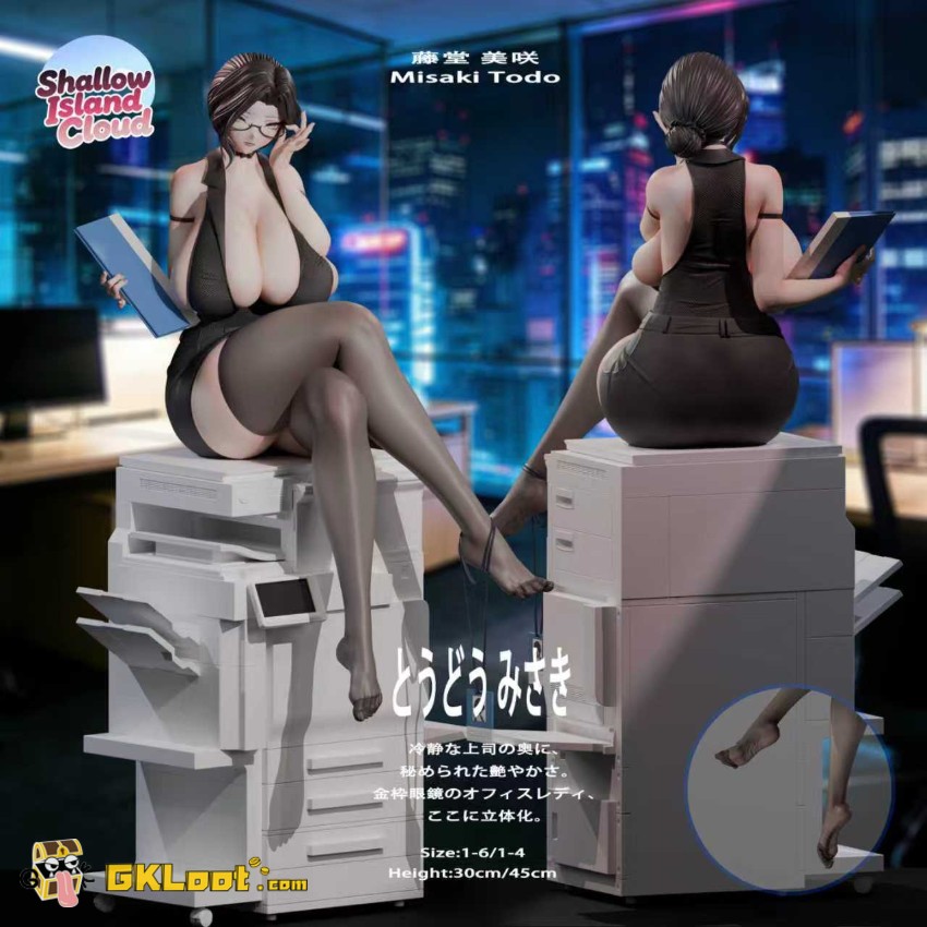Shallow Island Cloud Studio Original Misaki Todo Statue - View 8 Shallow Island Cloud Studio Original Misaki Todo Statue - View 8