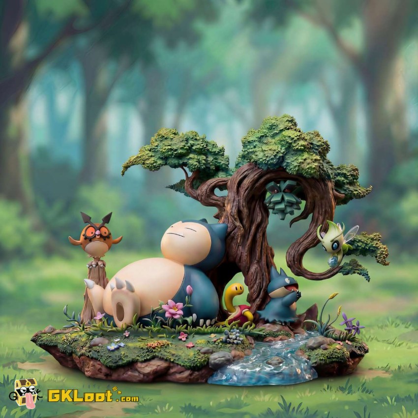 Poke Studio 1/20 Pokémon Snorlax Statue - View 2 Poke Studio 1/20 Pokémon Snorlax Statue - View 2