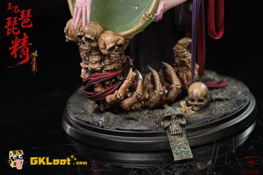 Crazy Cube & TKing Toys Studio 1/6 Original Jade Pipa Spirit Statue - View 11 Crazy Cube & TKing Toys Studio 1/6 Original Jade Pipa Spirit Statue - View 11
