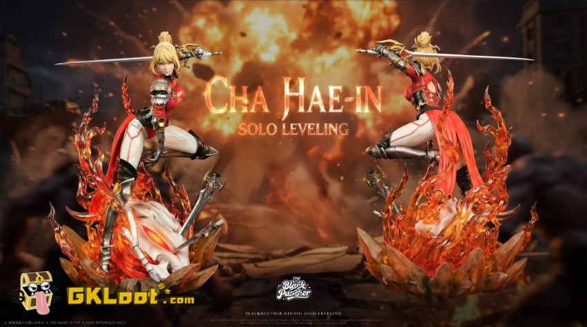 Black Panther Studio 1/6 Solo Leveling Sung Jin Woo & Cha Hae-In Statue - View 8 Black Panther Studio 1/6 Solo Leveling Sung Jin Woo & Cha Hae-In Statue - View 8