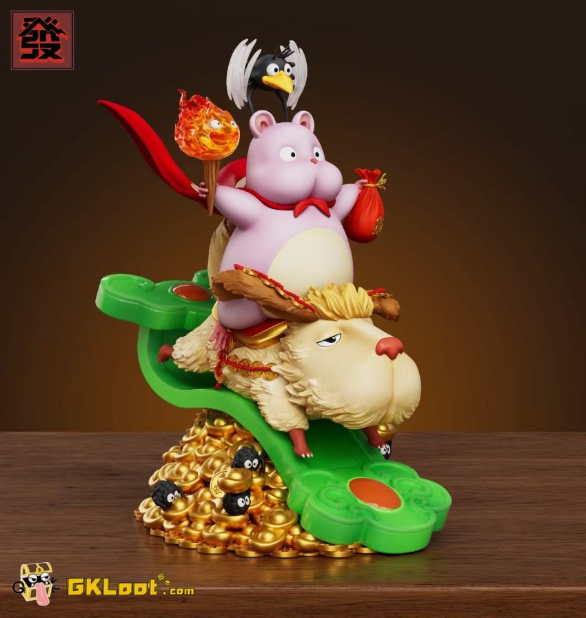 Fa Studio Spirited Away & Howl's Moving Castle Boh & Heen Statue - View 4 Fa Studio Spirited Away & Howl's Moving Castle Boh & Heen Statue - View 4