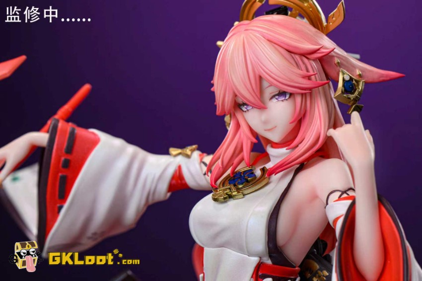 Hakimi Studio 1/6 Genshin Impact Yae Miko & Raiden Shogun Statue - View 17 Hakimi Studio 1/6 Genshin Impact Yae Miko & Raiden Shogun Statue - View 17