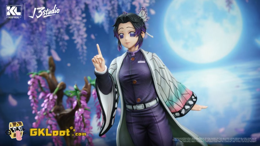 Keep Real & Root 3 Studio Demon Slayer Tomioka Goyu & Kocho Shinobu Statue - View 7 Keep Real & Root 3 Studio Demon Slayer Tomioka Goyu & Kocho Shinobu Statue - View 7