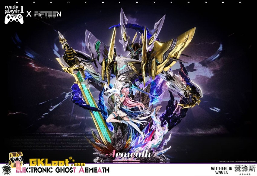 Ready Player 1 & Fifteen Studio 1/6 Wuthering Waves Aemeath Statue w/ LED - View 2 Ready Player 1 & Fifteen Studio 1/6 Wuthering Waves Aemeath Statue w/ LED - View 2