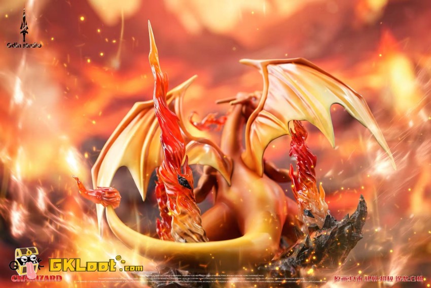 Odin Studio Pokémon Charizard Statue w/ LED - View 7 Odin Studio Pokémon Charizard Statue w/ LED - View 7