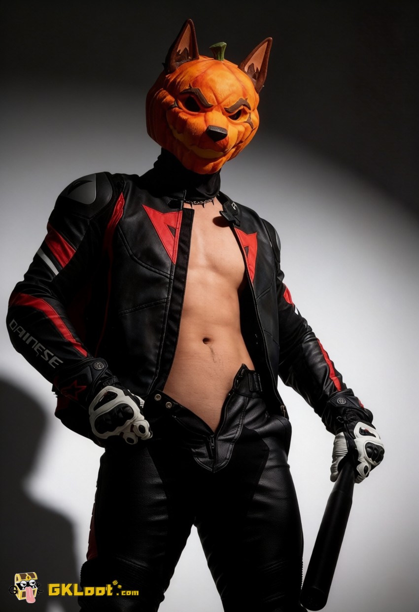 Shibadon Studio Original Pumpkin Head Mask w/ LED - View 25 Shibadon Studio Original Pumpkin Head Mask w/ LED - View 25