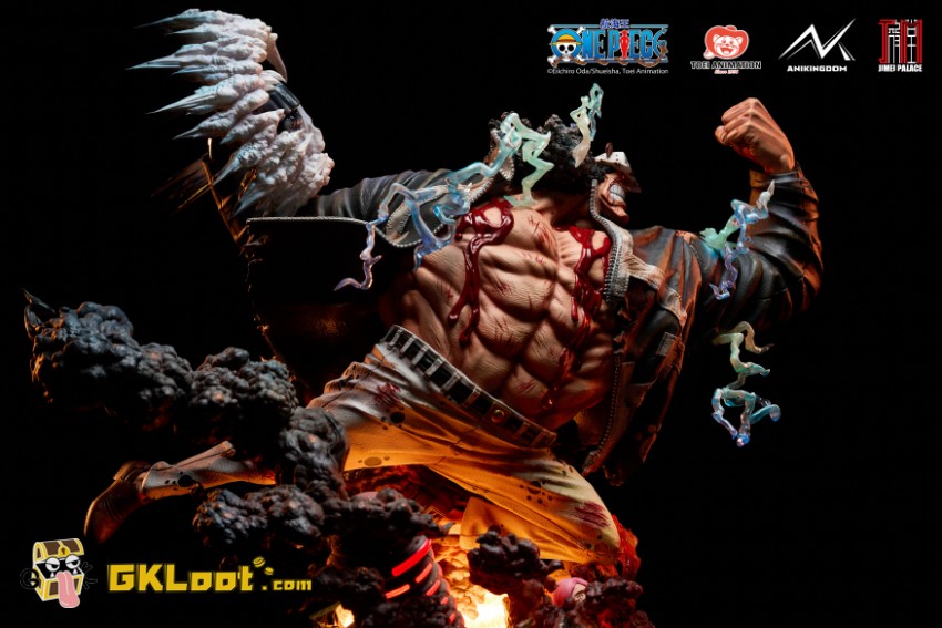 Anikingdom & Jimei Palace Studio One Piece Licensed Bartholomew Kuma Statue w/ LED - View 4 Anikingdom & Jimei Palace Studio One Piece Licensed Bartholomew Kuma Statue w/ LED - View 4
