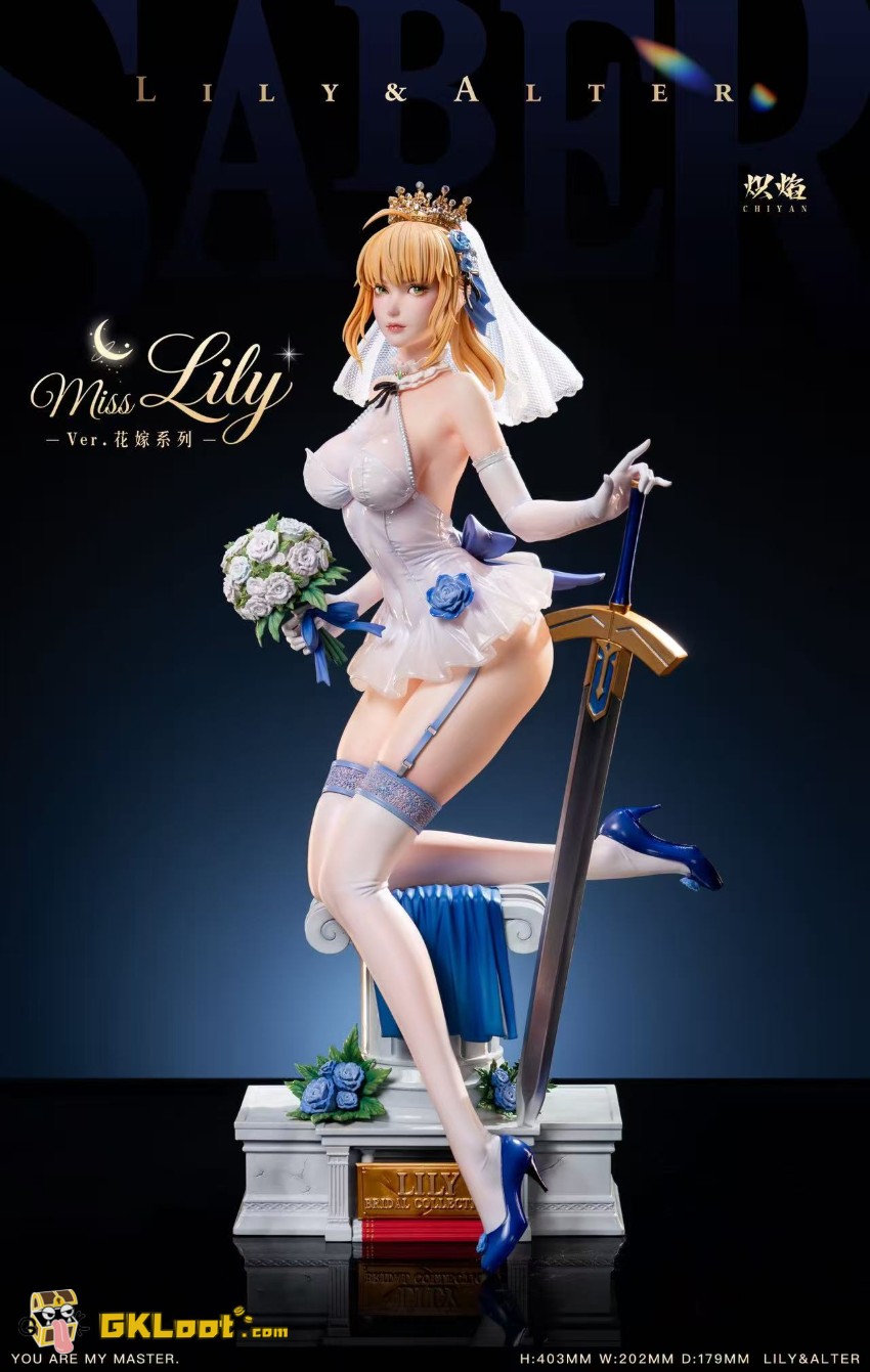 ChiYan Studio 1/4 Fate/Stay Night Saber Artoria Pendragon Statue - View 2 ChiYan Studio 1/4 Fate/Stay Night Saber Artoria Pendragon Statue - View 2