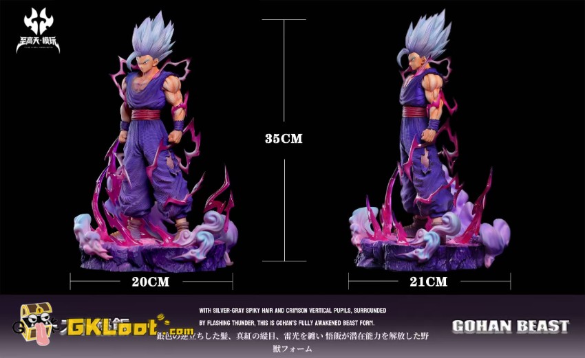 The High Heavens Studio 1/6 Dragon Ball Son Gohan Statue - View 9 The High Heavens Studio 1/6 Dragon Ball Son Gohan Statue - View 9