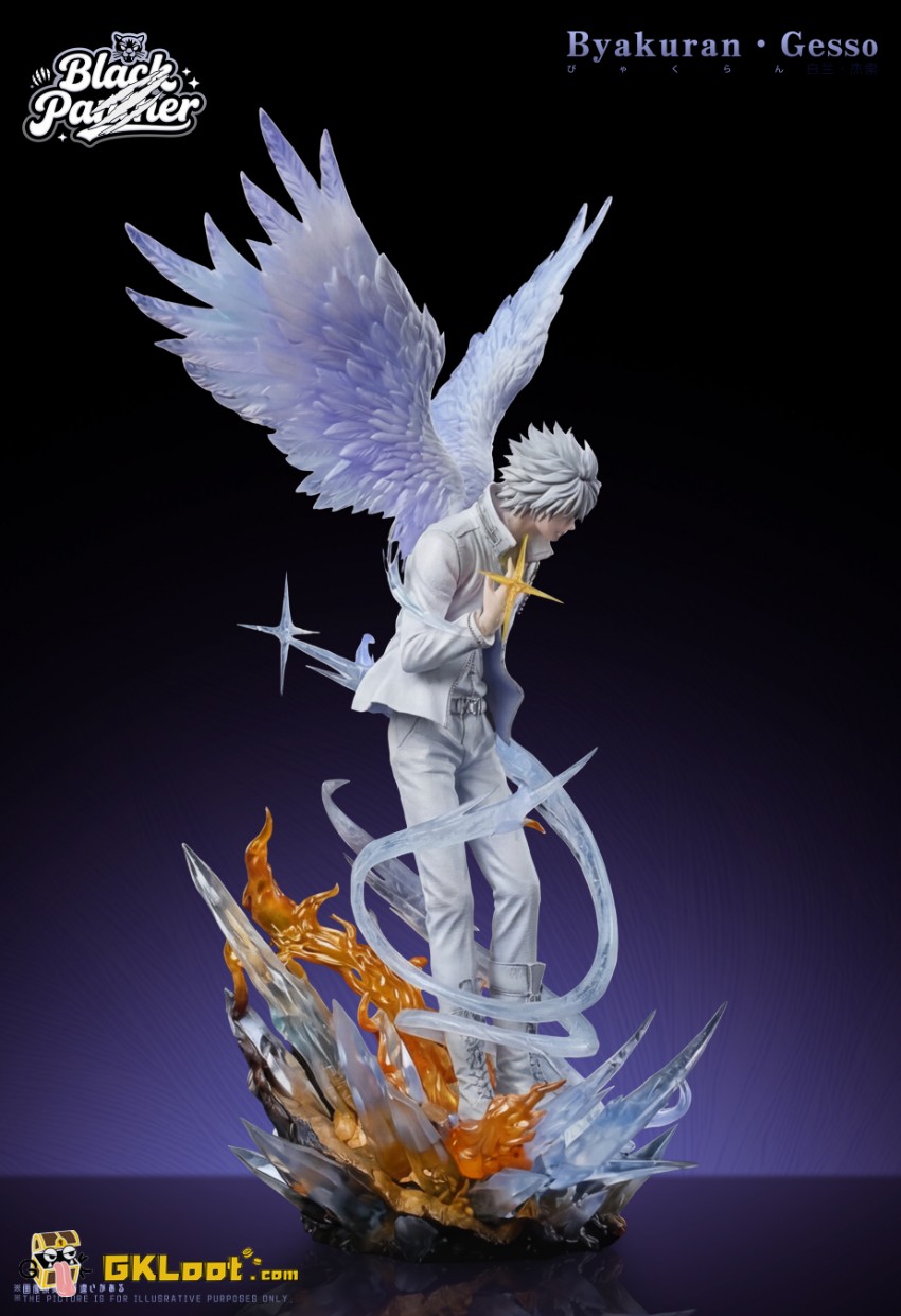 Black Panther Studio 1/6 Hitman Reborn Byakuran Gesso Statue - View 4 Black Panther Studio 1/6 Hitman Reborn Byakuran Gesso Statue - View 4
