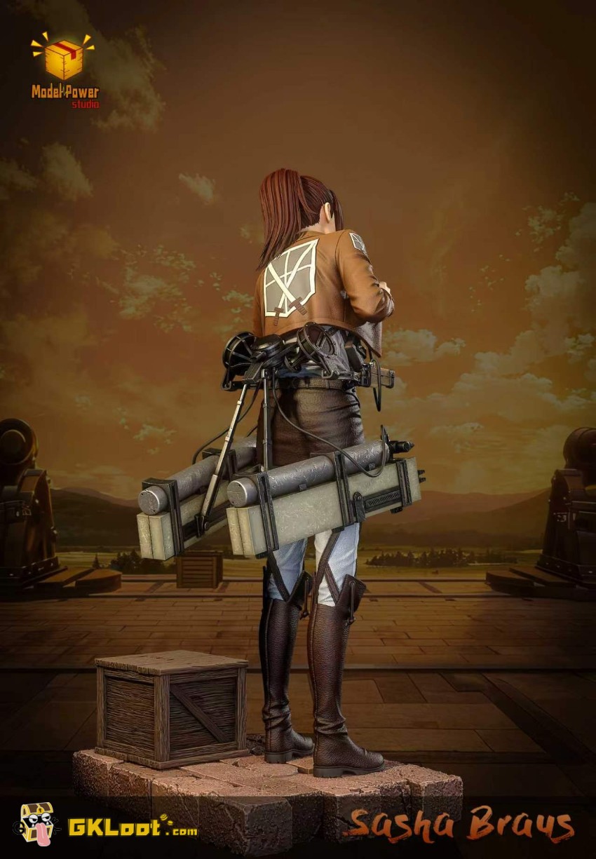 Model Power Studio Attack On Titan Sasha Braus Statue - View 3 Model Power Studio Attack On Titan Sasha Braus Statue - View 3