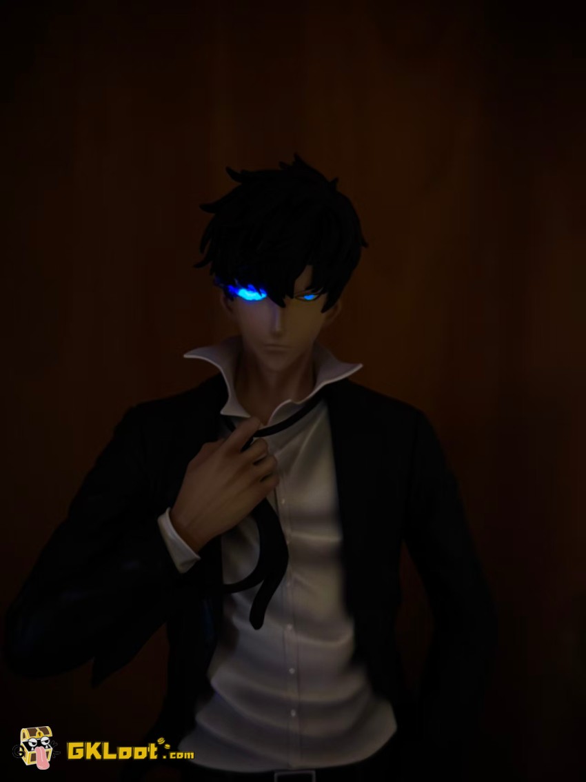 Shadow Studio Solo Leveling Sung Jin Woo Statue w/ LED - View 2 Shadow Studio Solo Leveling Sung Jin Woo Statue w/ LED - View 2
