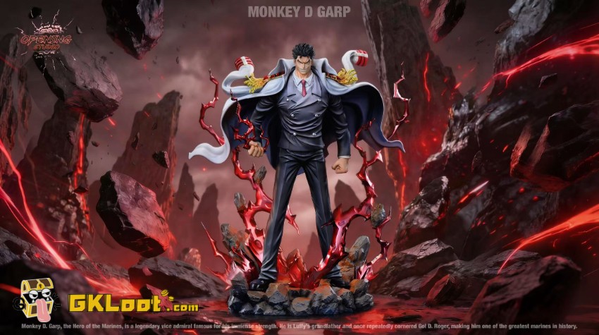 Opening Studio One Piece Monkey D. Garp Statue - View 2 Opening Studio One Piece Monkey D. Garp Statue - View 2