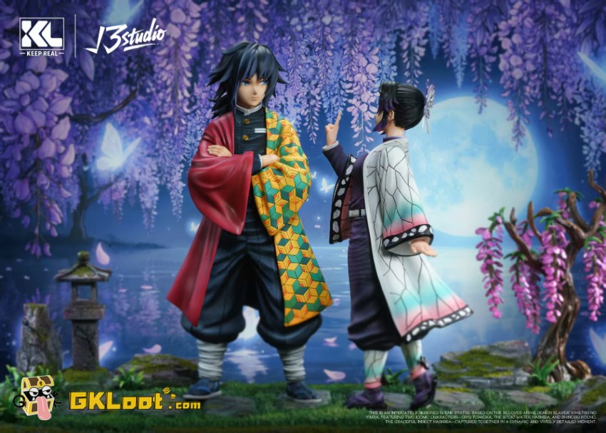 Keep Real & Root 3 Studio Demon Slayer Tomioka Goyu & Kocho Shinobu Statue - View 3 Keep Real & Root 3 Studio Demon Slayer Tomioka Goyu & Kocho Shinobu Statue - View 3