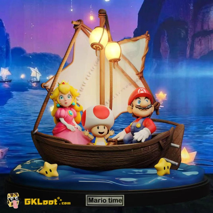 Chao She Studio Super Mario Mario Statue w/ LED - View 1 Chao She Studio Super Mario Mario Statue w/ LED - View 1