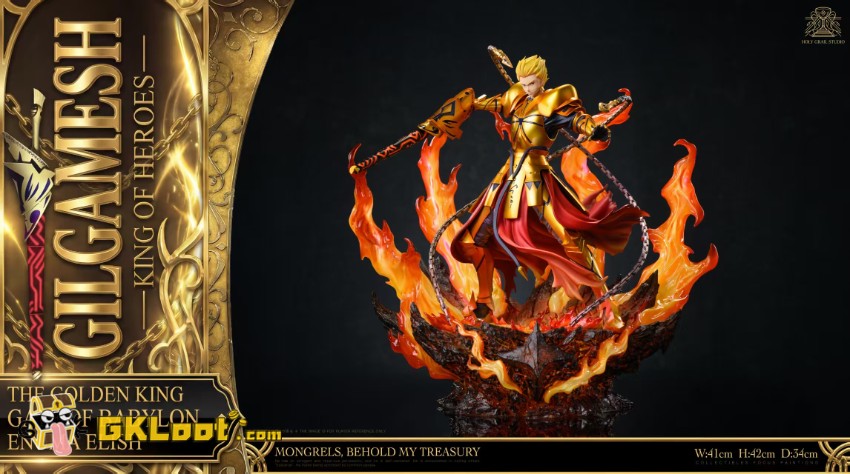 Holy Grail Studio 1/6 Fate/Stay Night Gilgamesh Statue w/ LED - View 9 Holy Grail Studio 1/6 Fate/Stay Night Gilgamesh Statue w/ LED - View 9