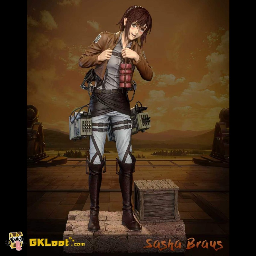 Model Power Studio Attack On Titan Sasha Braus Statue - View 1 Model Power Studio Attack On Titan Sasha Braus Statue - View 1