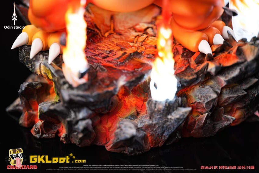 Odin Studio Pokémon Charizard Statue w/ LED - View 8 Odin Studio Pokémon Charizard Statue w/ LED - View 8