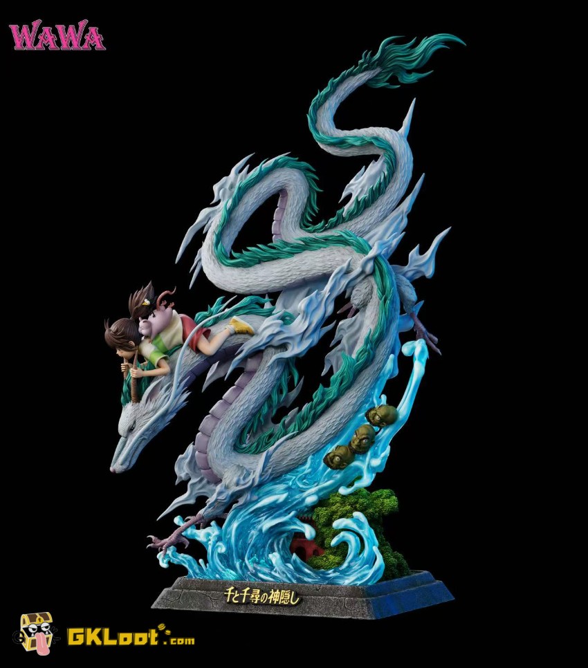 Wawa Studio Spirited Away Haku Statue - View 6 Wawa Studio Spirited Away Haku Statue - View 6
