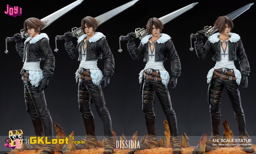 Joy Station Studio 1/4 Final Fantasy Squall Leonhart Statue w/ LED - View 10 Joy Station Studio 1/4 Final Fantasy Squall Leonhart Statue w/ LED - View 10