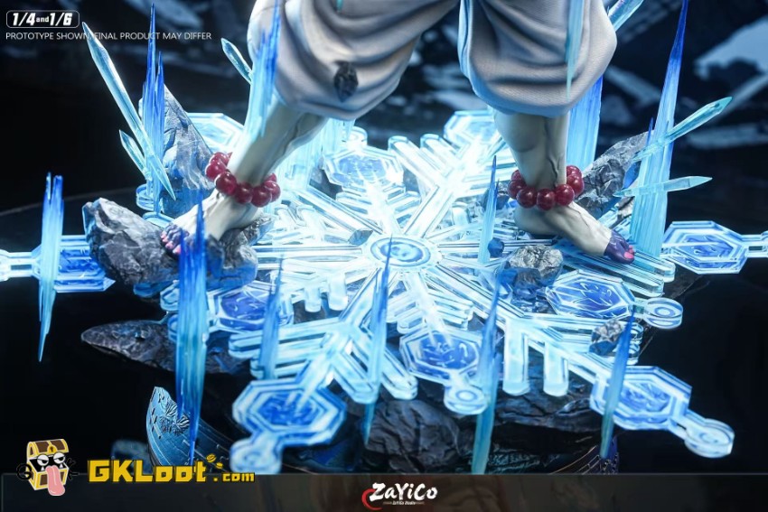 Zayico Studio Demon Slayer Akaza Statue w/ LED - View 6 Zayico Studio Demon Slayer Akaza Statue w/ LED - View 6