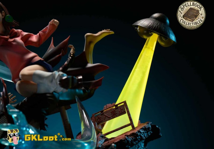 Spellbook Collectibles Studio 1/6 Dandadan Momo & Takakura Ken Statue w/ LED - View 5 Spellbook Collectibles Studio 1/6 Dandadan Momo & Takakura Ken Statue w/ LED - View 5