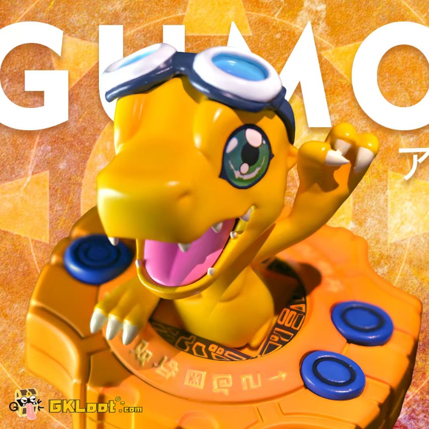 VG Studio Digimon Agumon Statue - View 1 VG Studio Digimon Agumon Statue - View 1