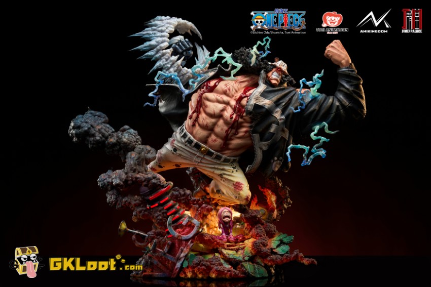 Anikingdom & Jimei Palace Studio One Piece Licensed Bartholomew Kuma Statue w/ LED - View 3 Anikingdom & Jimei Palace Studio One Piece Licensed Bartholomew Kuma Statue w/ LED - View 3
