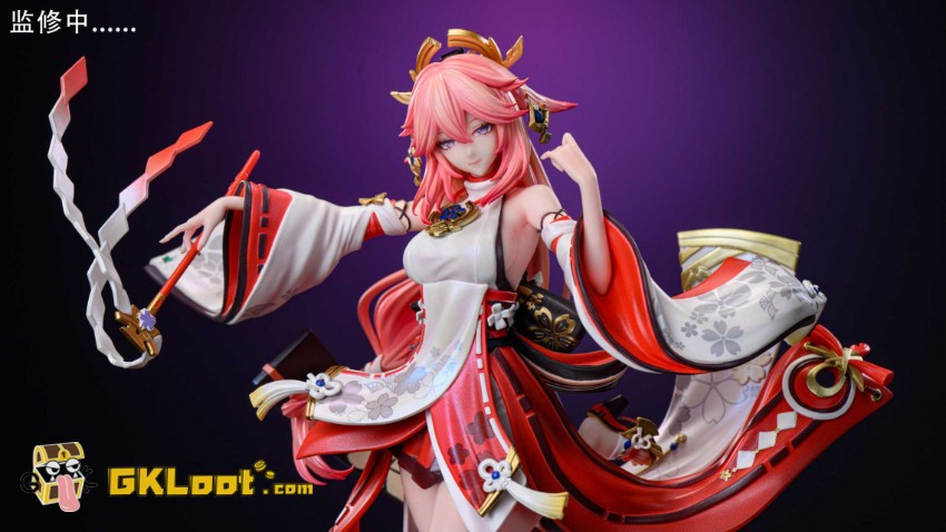 Hakimi Studio 1/6 Genshin Impact Yae Miko & Raiden Shogun Statue - View 11 Hakimi Studio 1/6 Genshin Impact Yae Miko & Raiden Shogun Statue - View 11
