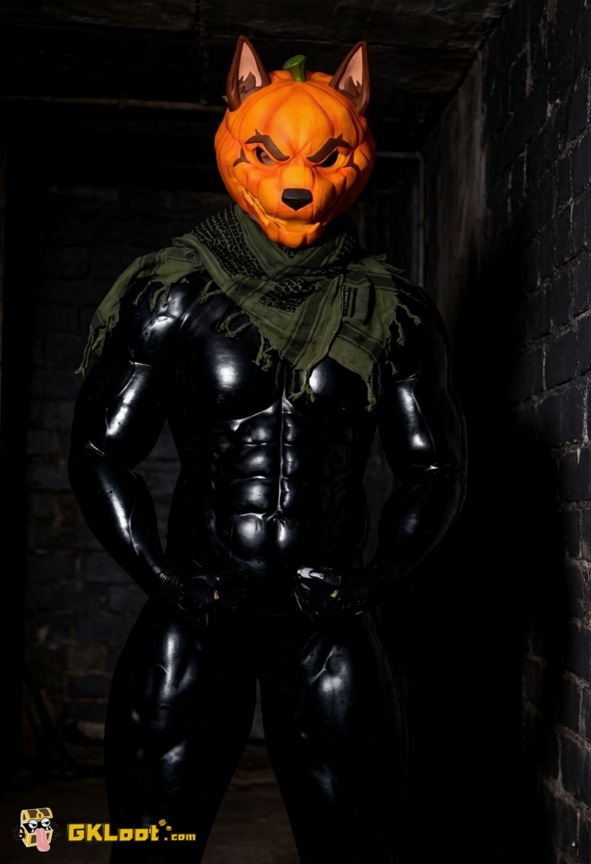 Shibadon Studio Original Pumpkin Head Mask w/ LED - View 11 Shibadon Studio Original Pumpkin Head Mask w/ LED - View 11