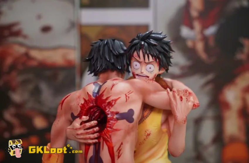 Fast Studio One Piece Portgas D. Ace & Monkey D. Luffy Statue - View 4 Fast Studio One Piece Portgas D. Ace & Monkey D. Luffy Statue - View 4