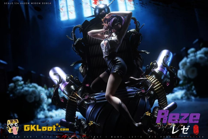 TY Studio 1/4 Chainsaw Man Reze Statue - View 2 TY Studio 1/4 Chainsaw Man Reze Statue - View 2